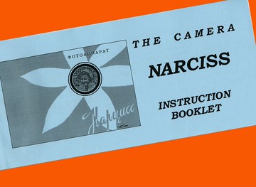 NARCISS 16 毫米膠卷微型俄羅斯單眼相機英文手冊手冊指南