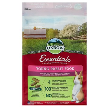OXBOW 幼兔配方飼料 高纖高蛋白 100%每日推薦維生素和礦物質  2.25kg  1袋