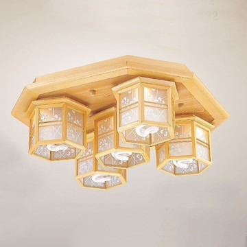 日式和式吸頂五燈 B73-64-74195