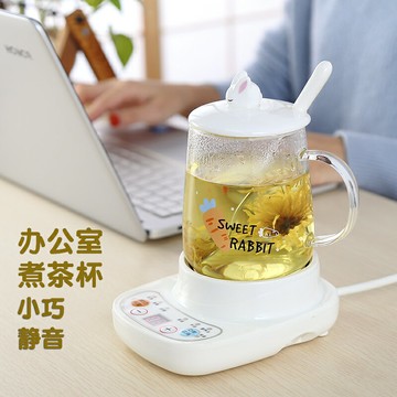 煮茶神器小型養生壺迷你一人辦公室燒茶爐mini養生杯全玻璃燒水壺