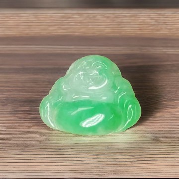 飄陽綠翡翠彌勒佛 | 天然緬甸玉A貨翡翠 | 送禮