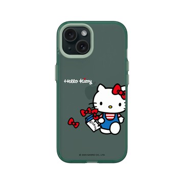 iPhone 15 Clear 憂墨綠 - 三麗鷗-Hello Kitty - Shopping day
