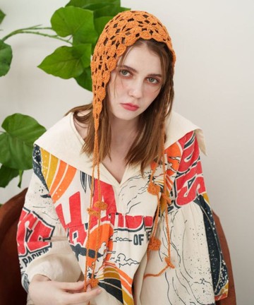 SaibabaEthnique【熱門預購】立體鉤織巴布什卡帽(3色)CKOP6126