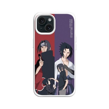 iPhone 15 SolidX 白 - 火影忍者 Naruto - 佐助&鼬