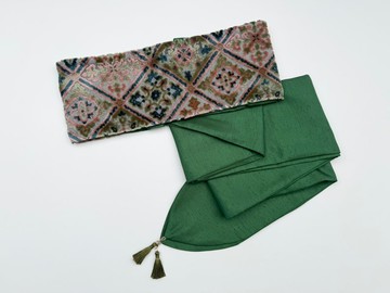 SASH 織帶 磚綠色