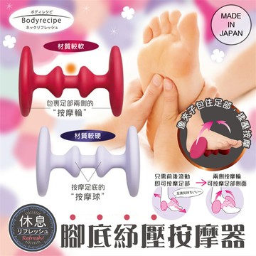 【現貨秒出】【VeSS】腳底紓壓按摩器 腳底按摩 足底按摩 按摩滾輪 腳踩按摩 按摩輪 按摩器 (紅-較軟/紫-較硬)