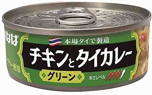 いなば チキンとタイカレーグリーン 115g24個 カン