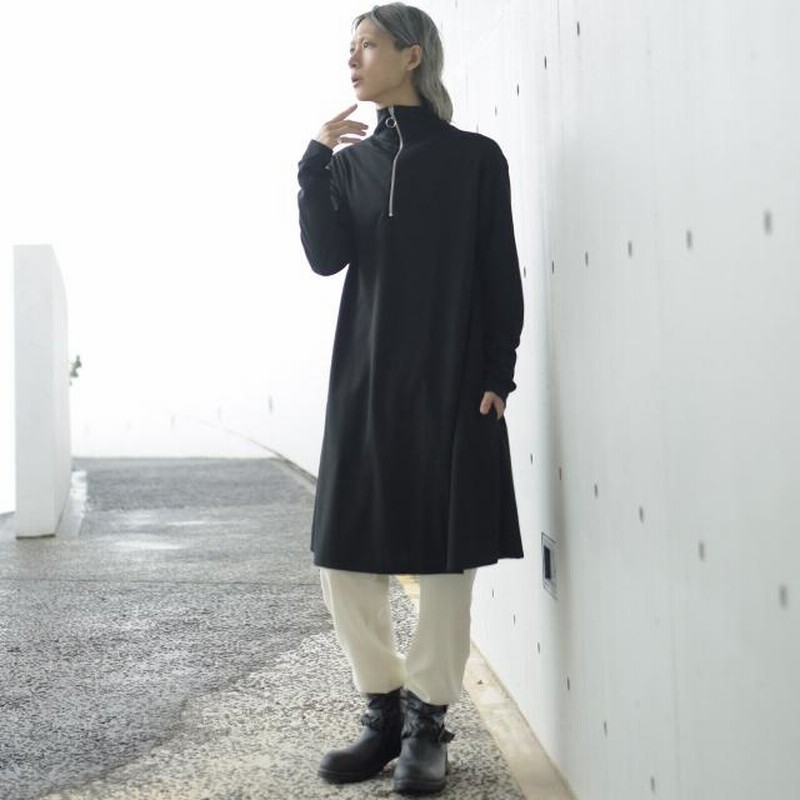 センソユニコ　萌　モユル　ブラック 黒　チュニックワンピース　ペイント　40 美品◇モユル ワンピース センソユニコ アートデザイン - メルカリ