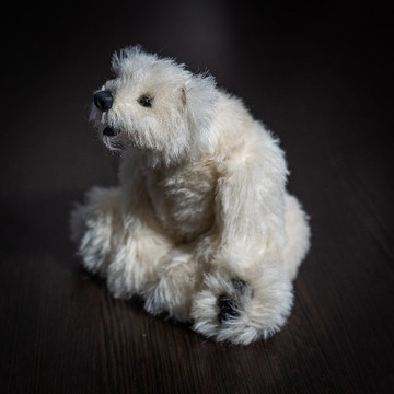 泰迪熊 - 毛絨玩具 - 逼真的馬海毛 Polar Teddy Bear Bernard