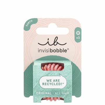 invisibobble Earth Pink Original Spirals - Pack of 3