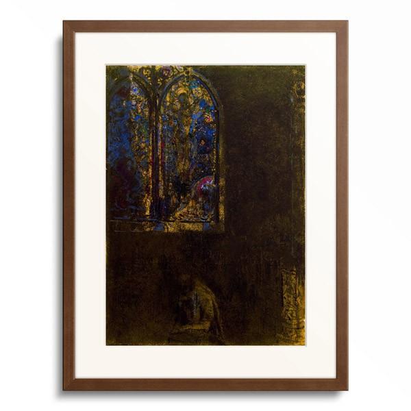 オディロン・ルドン Odilon Redon 「Le Vitrail (Das
