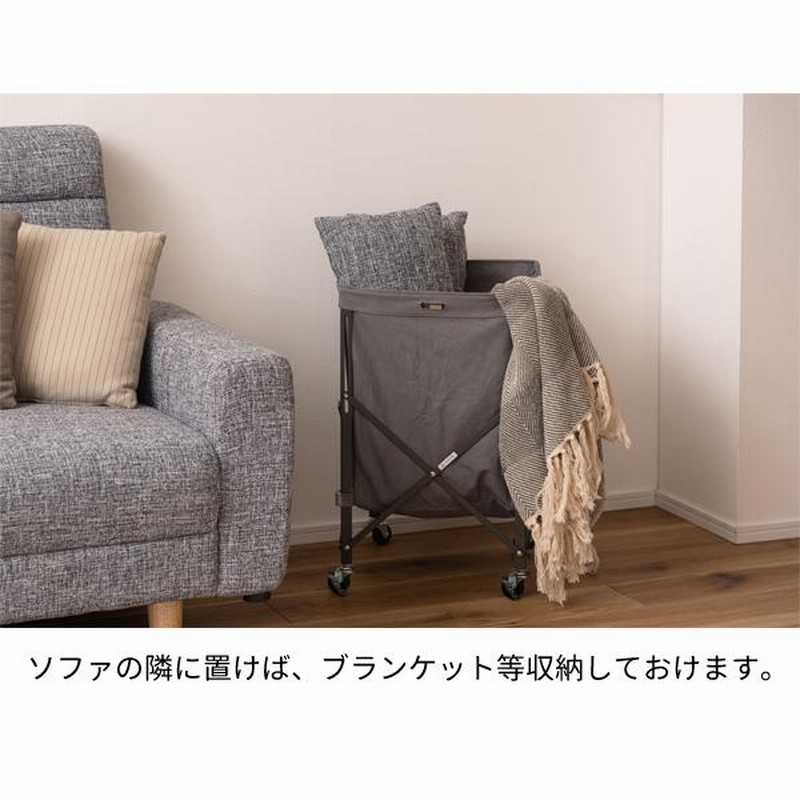 東谷 フォールディングバスケットワゴン まぁ MIP-74BR 885