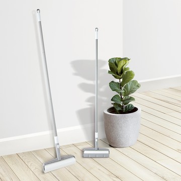 【UDiLiFE】生活大師 hold黏 24cm大面積膠黏拖把 60周 三節式可拆桿 長柄 滾筒 紙拖把 除塵 地板清潔