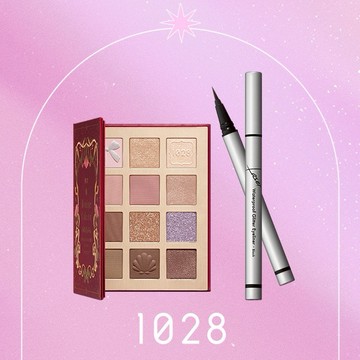 ［快速出貨］【1028】心動眼妝組 🎁（收藏家限量眼彩盤+鐳色線細閃抗暈金屬眼線液）