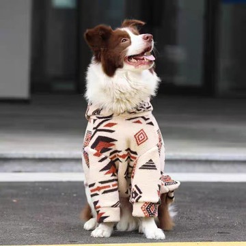 【台湾出貨】狗狗衣服 寵物服飾 民族風 中大型狗狗 寵物衣服 薩摩耶 金毛 拉布拉多 保暖背心 寵物保暖衣 狗衣服