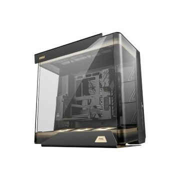 MSI 微星MEG MAESTRO 900R 黑 旗艦全塔式機殼(最多可支援 14 顆風扇與雙 420 mm 水冷排)