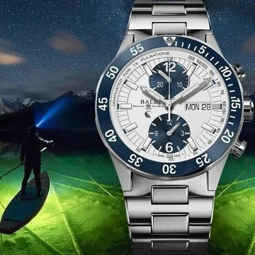 BALL 波爾錶 Roadmaster Rescue  即刻救援 計時機械腕錶(DC3030C-S1-WH)/限量