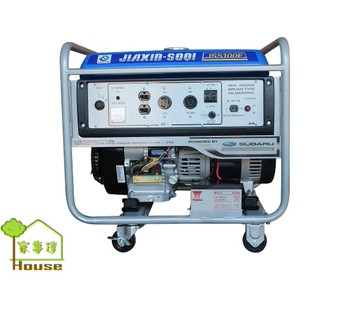 [ 家事達] 速霸陸SUBARU引擎發電機(AVR) 5100W發電機-電動/手動 特價