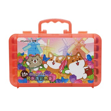 柴語錄24色水洗彩色筆-粉紅色