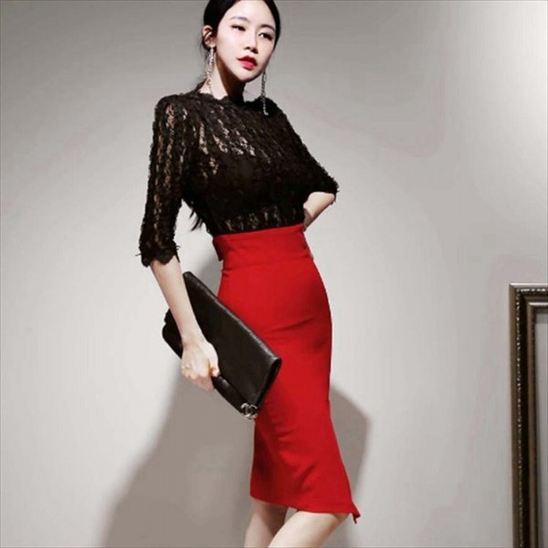 ドレス レースブラウス ペンシルスカート タイト ひざ丈 ロング 長袖 エレガント系 冬 パーティ 通販 Lineポイント最大0 5 Get Lineショッピング