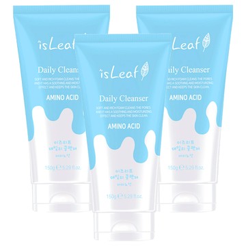 isLeaf 溫和柔膚潔顏乳 胺基酸  150g  3件