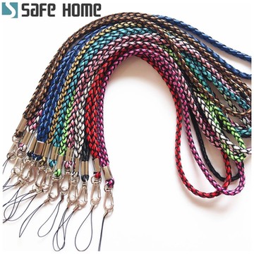 (十入) 扣環設計可拆長款編織手機掛繩掛脖繩門禁證件卡42公分(恕不接受指定顏色出貨) CPA037