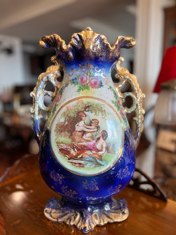英國百年古董Diamond Pottery Co.花瓶