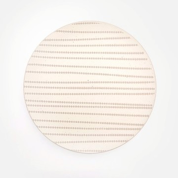 奧可利陶瓷圓盤26.5cm 灰點白