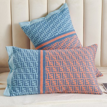 ins純棉紗布枕頭套單個男100全棉高端枕芯內膽套網紅48x74 一對裝