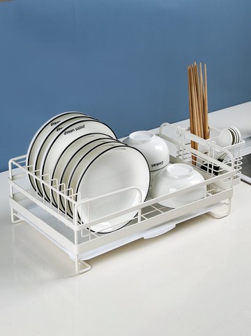 創意碗筷瀝水架家用晾放碗碟瀝水籃置物架廚房碗盤收納盒儲物架子