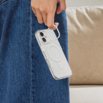 iPhone 17 LenStand M 鏡頭支架防摔手機殼 Pro 珊瑚