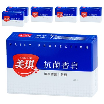 美琪 抗菌香皂 植萃防護  100g  6個