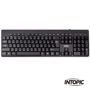 【INTOPIC 廣鼎】KBD-80 防潑水 USB 標準鍵盤