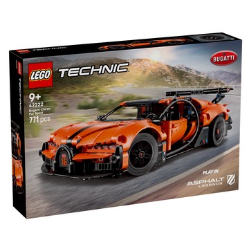 LEGO Technic系列 動力科技 布加迪 Chiron Pur Sport Bugatti Chiron Pur Sport Hypercar 42222  混和顏色  1個