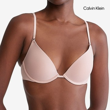 【Calvin Klein】 CK Minimalist Push Up Plunge Bra _粉紅色