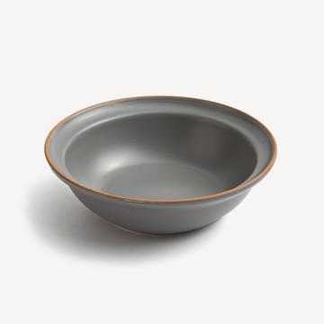 WAGA 樸質白玉 14cm 陶瓷碗｜霧灰｜單品
