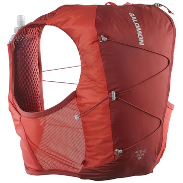 SALOMON ACTIVE SKIN 8 水袋背包組  1個  M碼  火炬紅