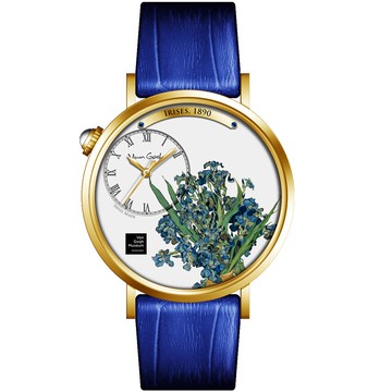 Van Gogh Swiss Watch梵谷 演繹名畫男錶 S-GMI-11 鳶尾花【刷卡回饋 分期0利率】【APP下單點數13倍送】