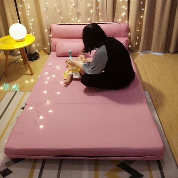 懶人沙發床榻榻米摺疊單人雙人兩用臥室網紅款陽臺休閒椅子簡易小