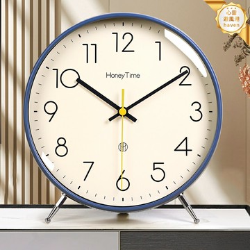 【靜音大屏】桌面時鐘 電子鬧鐘 擺鐘 座鐘 客廳鍾 臥室鍾 大號數字顯示 溫溼度計 夜光 創意擺件 家用辦公裝飾