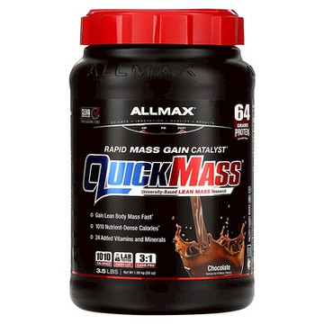 ALLMAX, QuickMass，快速增肌催化劑，巧克力，3.5 磅（1.59 千克）