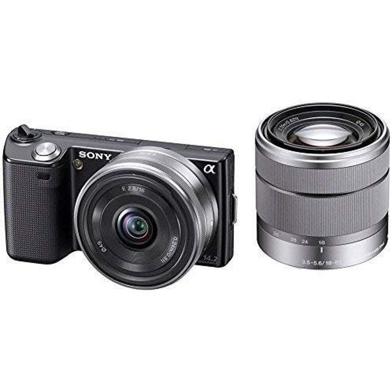 ソニー SONY α NEX-5 ダブルズームレンズキット ブラック NEX-5D/B SD ...