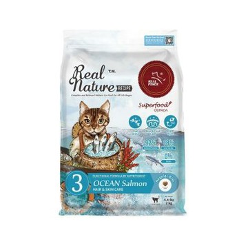 【Real Power 瑞威】貓飼料3號- 海洋魚貝 亮毛護膚配方2kg -(貓糧/貓飼料/貓乾糧)