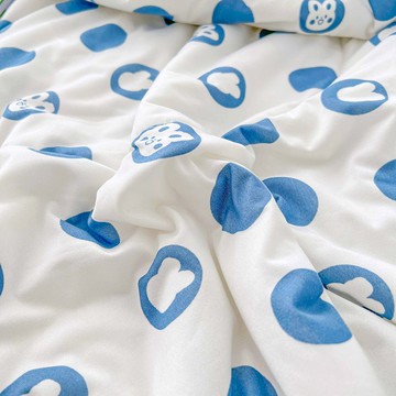 南極人全棉磨毛棉被針織棉被子被芯空調被夏涼被夏季薄被夏被純棉