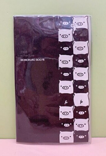 【震撼精品百貨】モノクロブー 黑白豬 SAN-X證件套-黑白#46215 震撼日式精品百貨