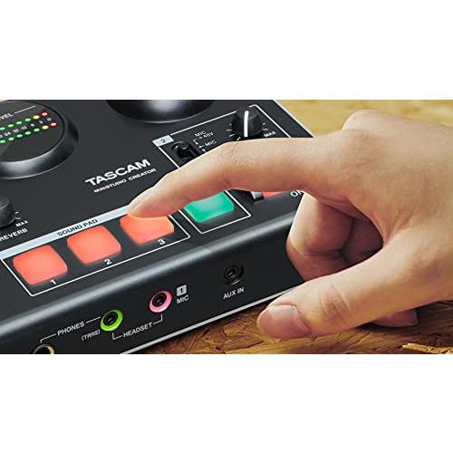 TASCAM(タスカム) MiNiSTUDIO CREATOR US-42B ポッドキャスト ボイスエフェクト リバーブ 効果音再生 Youtu