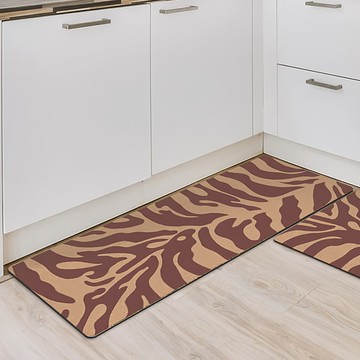 半島良品 天然軟木防滑防霉地墊 長款  45 x 120cm  迷彩  1個