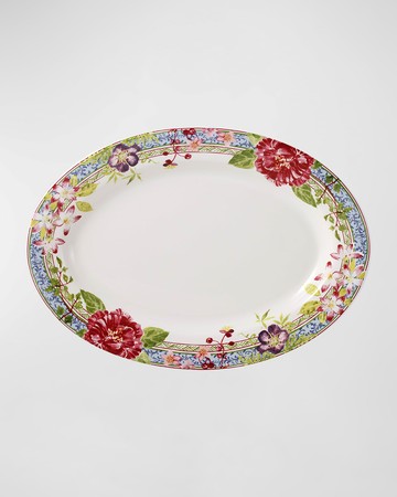 Millefleurs Oval Platter