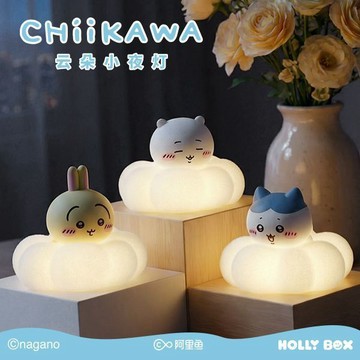 ✨店長優選✨正版chiikawa雲朵小夜燈烏薩奇吉伊卡哇小八立體手辦潮玩周邊禮物