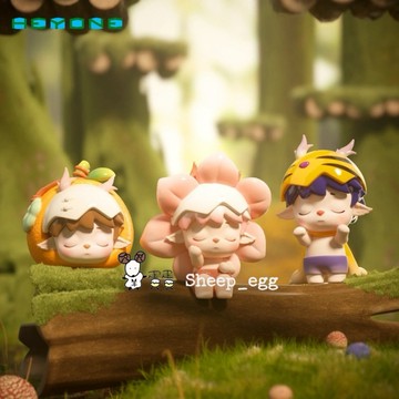 『現貨』羊蛋蛋 轉蛋 扭蛋 盒玩 正版 黑玩 mini 尋寶星圖 尋寶 星圖 迷你 萌粒系列 盲盒 盲抽